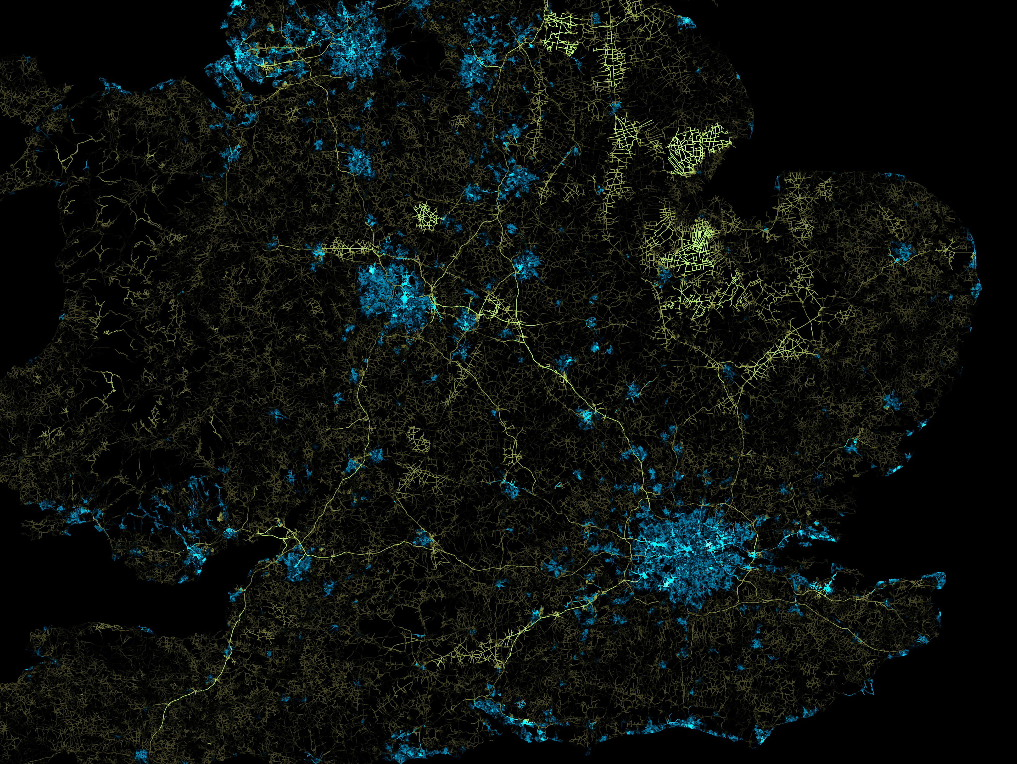 Spatial network visualisation